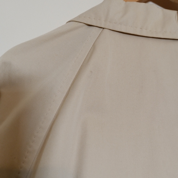 Vintage Faconnable Khaki Trench Coat Made In Italy - Picture 6 of 12